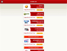 Tablet Screenshot of oz-lotto.com