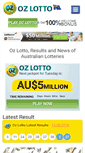 Mobile Screenshot of oz-lotto.net